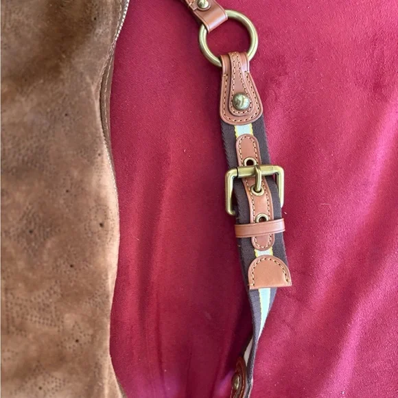 Brown Suede Women's Bag - Picture 4 of 7